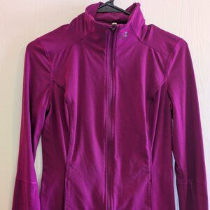 Under Armour Purple Active Long Sleeve Zip Up Jacket Size Small